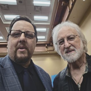 Stephen Underwood with Duane Allen at the NQC 2025 the night before Duane was Inducted into the Southern Gospel Music Association Hall of Fame. #SouthernGospelMusic #CountryMusic #CountryGospelMusic #SGMA #NQC #Bakersfield #OakRidgeBoys #TheLighthouseBoys